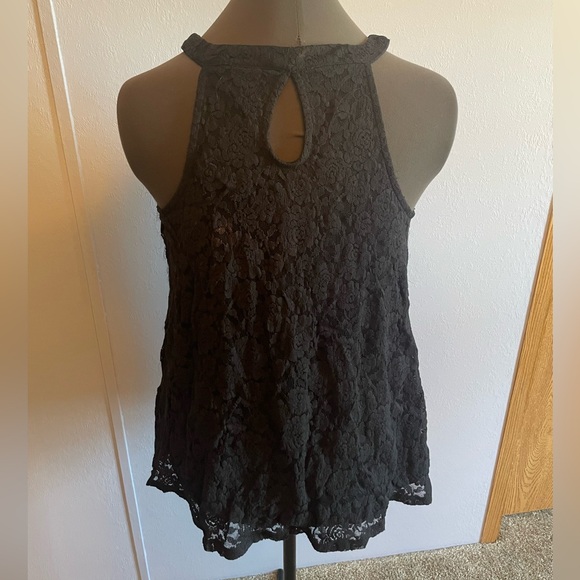 Torrid Lace Halter Top with Keyhole Back - Picture 3 of 5